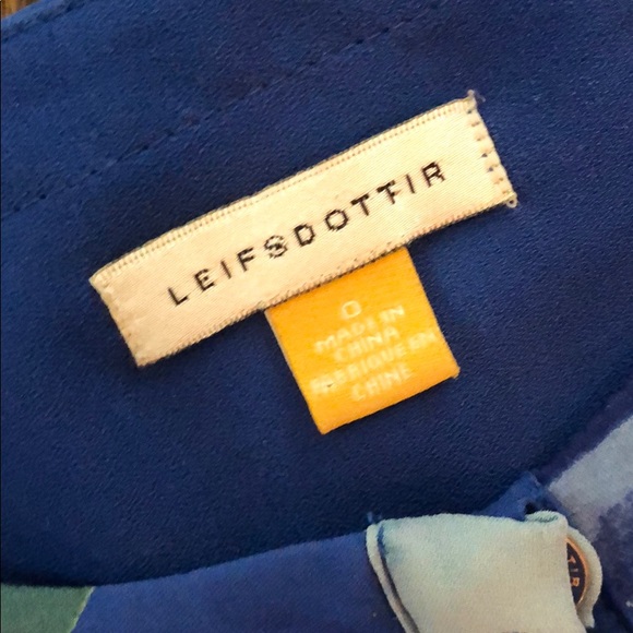 Leifsdotter Silk Blue Dress - Picture 3 of 4